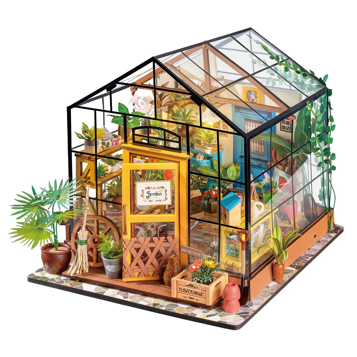 Cathy's Flower House - DIY Miniature House 8736