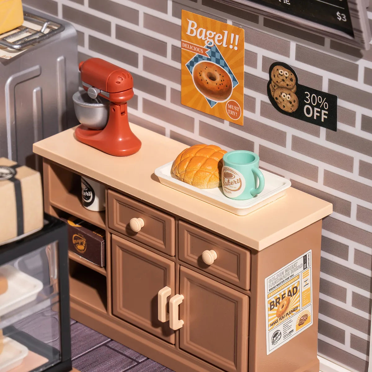 Golden Wheat Bakery - DIY Miniature House 8988
