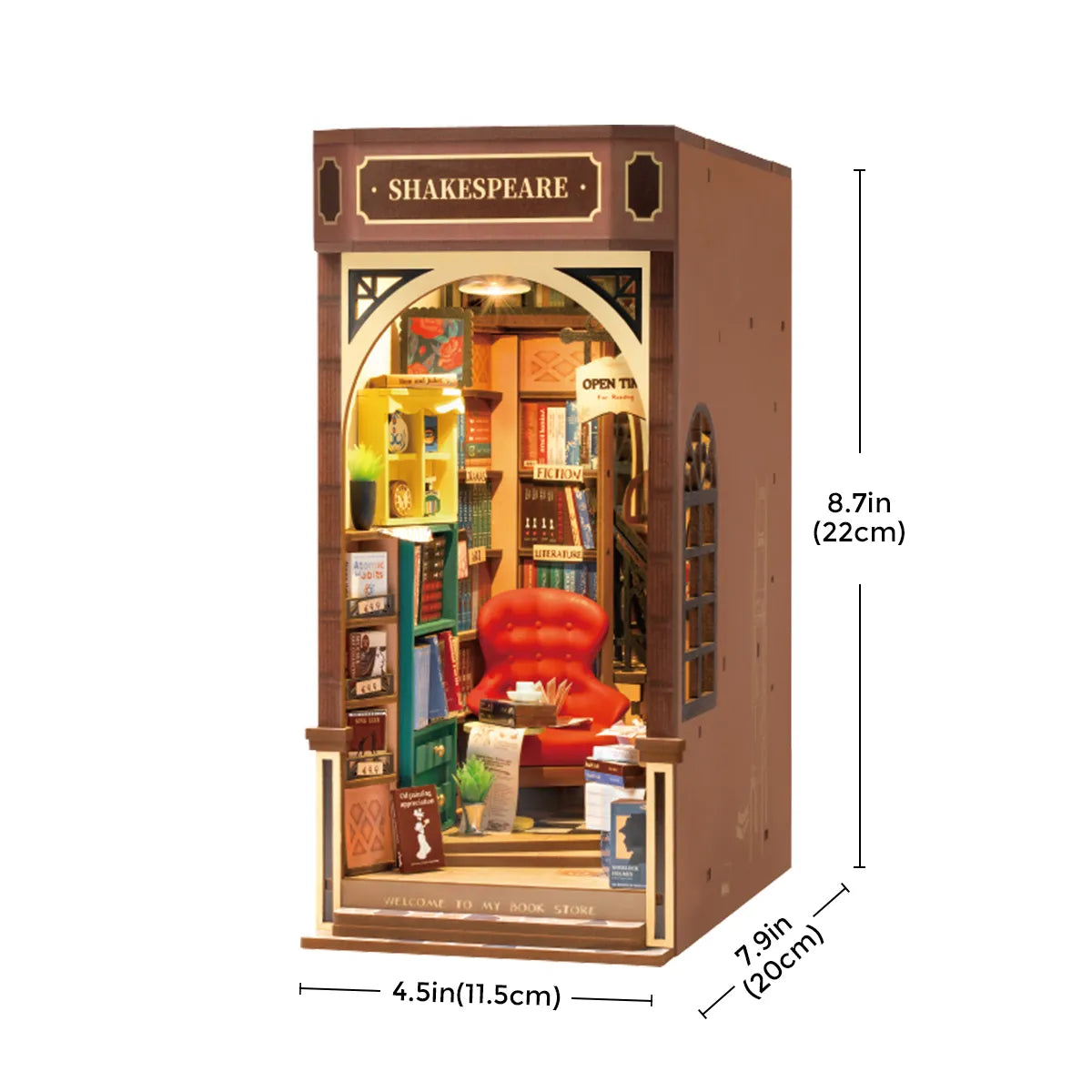Bookstore - Book Nook Shelf Insert 9756