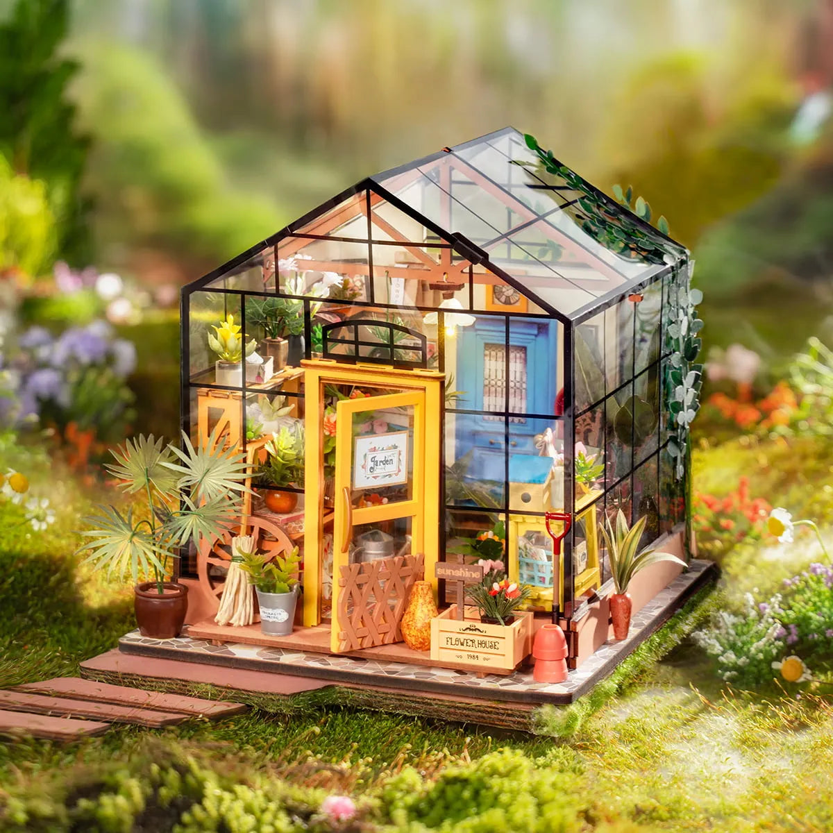 Cathy's Flower House - DIY Miniature House 8736