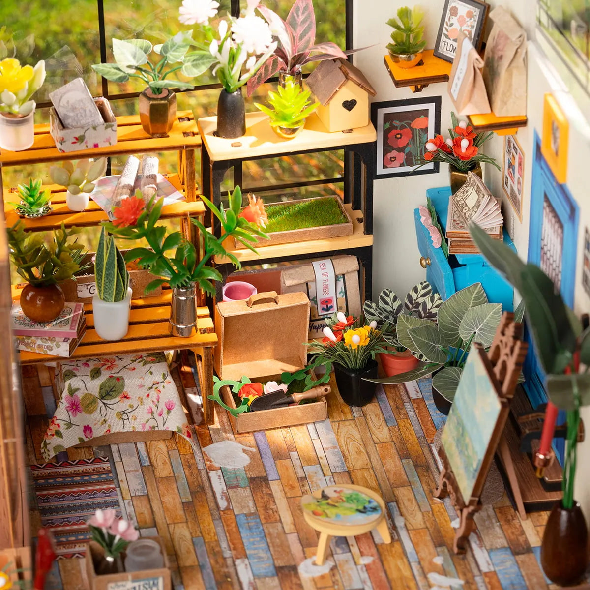 Cathy's Flower House - DIY Miniature House 8736