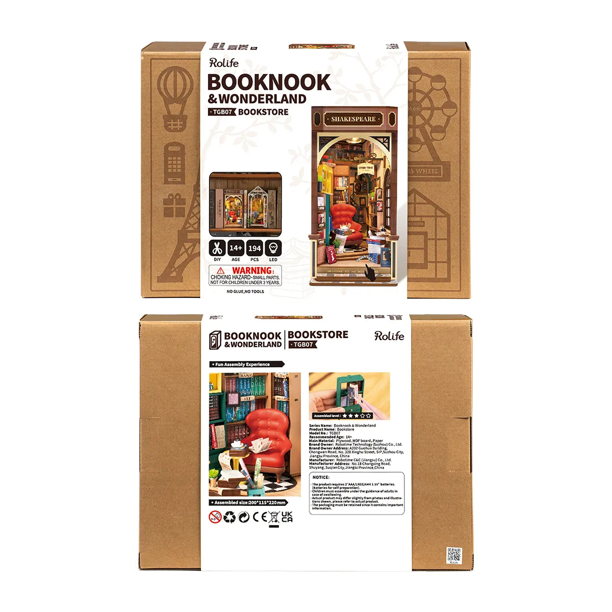 Bookstore - Book Nook Shelf Insert 9756
