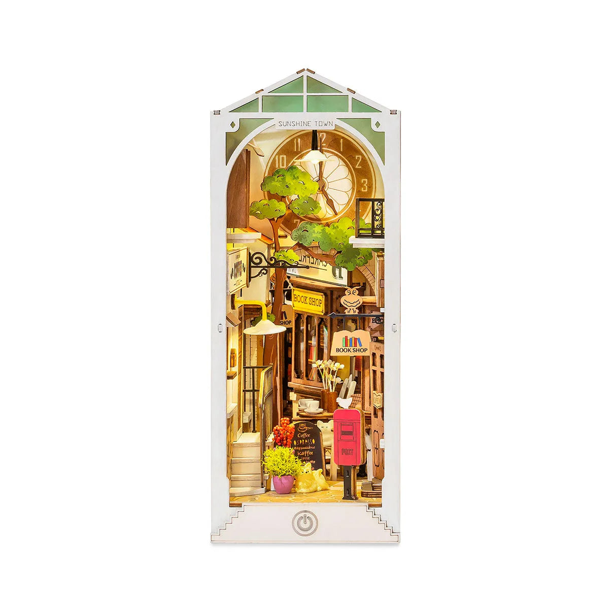 Sunshine Town - Book Nook Shelf Insert 7714