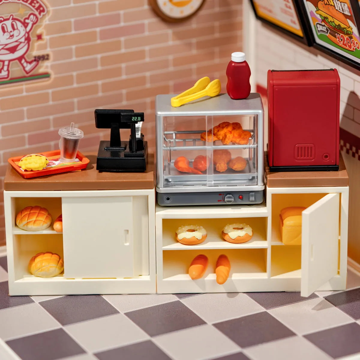 Yum Yum Burgers - DIY Miniature House 9480