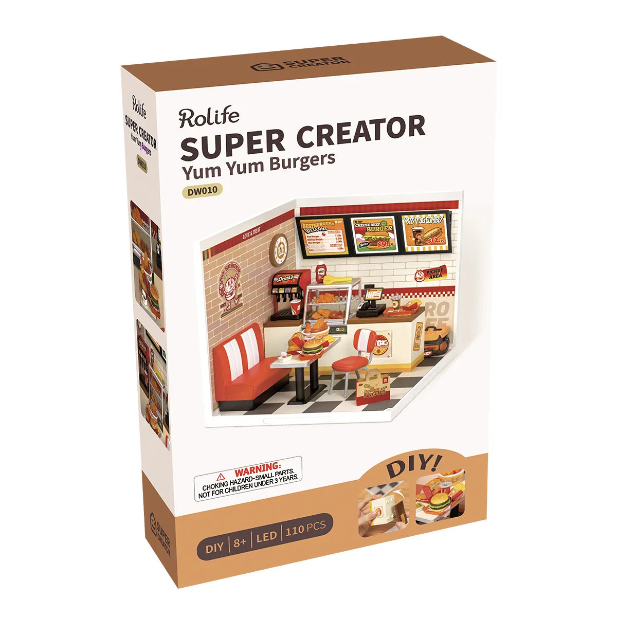 Yum Yum Burgers - DIY Miniature House 9480