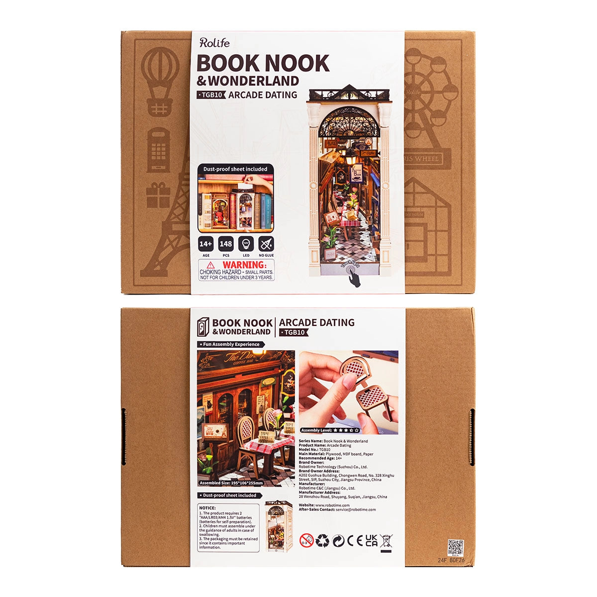 Arcade Dating - Book Nook Shelf Insert 9275