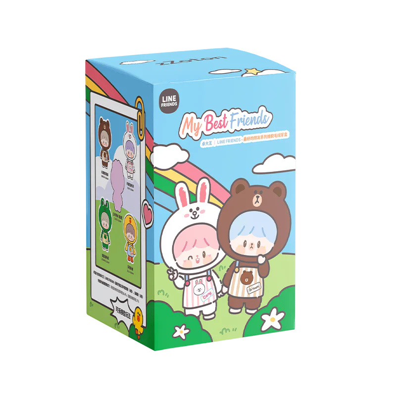 zZoton|LINE FRIENDS - My Best Friends Series Vinyl Plush Dolls, Blind Box 8892