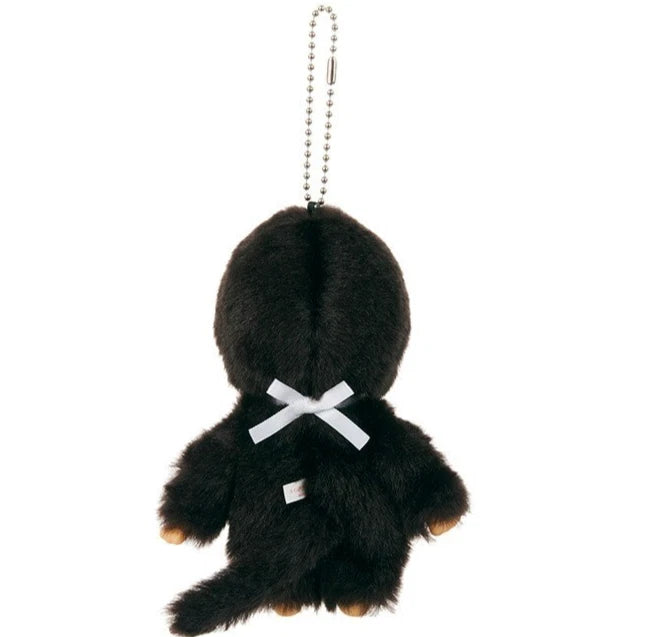Monchhichi Colors Black Plush Keychain 3468