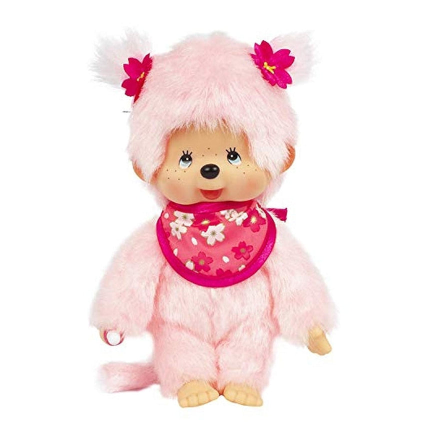 Monchhichi Sakura (Cherry Blossom) Girl Plush Toy - Pink 2894
