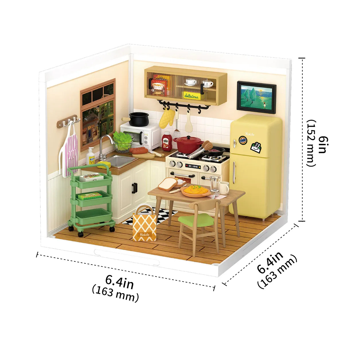 Happy Meals Kitchen - DIY Miniature House 9176