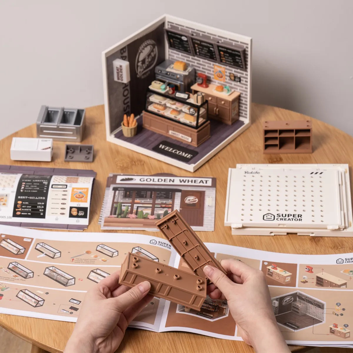 Golden Wheat Bakery - DIY Miniature House 8988