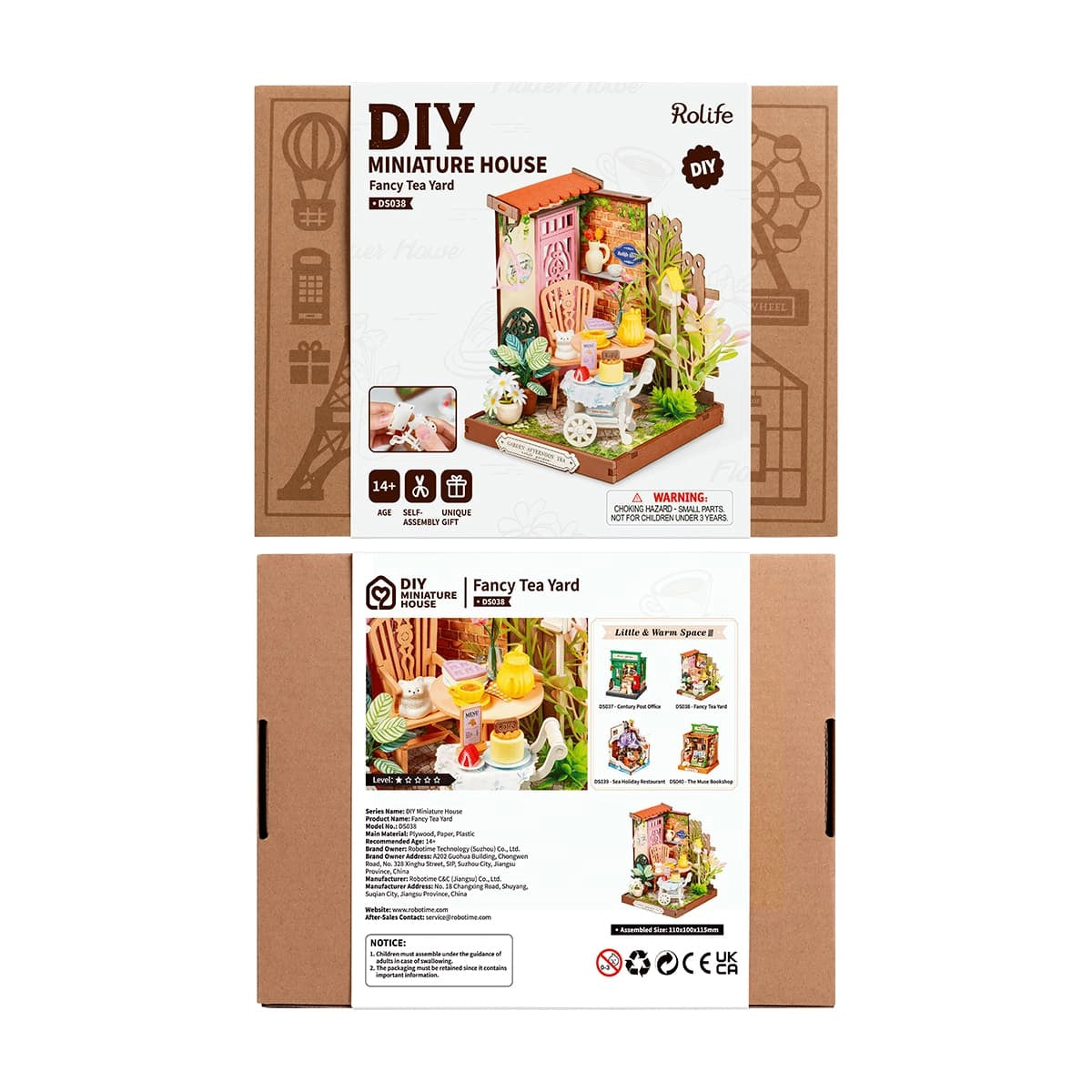 Fancy Tea Yard - DIY Miniature House 1018