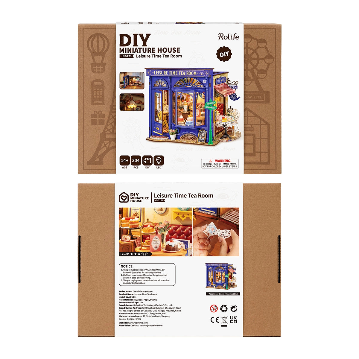 Leisure Time Tea Room - DIY Miniature House 3197