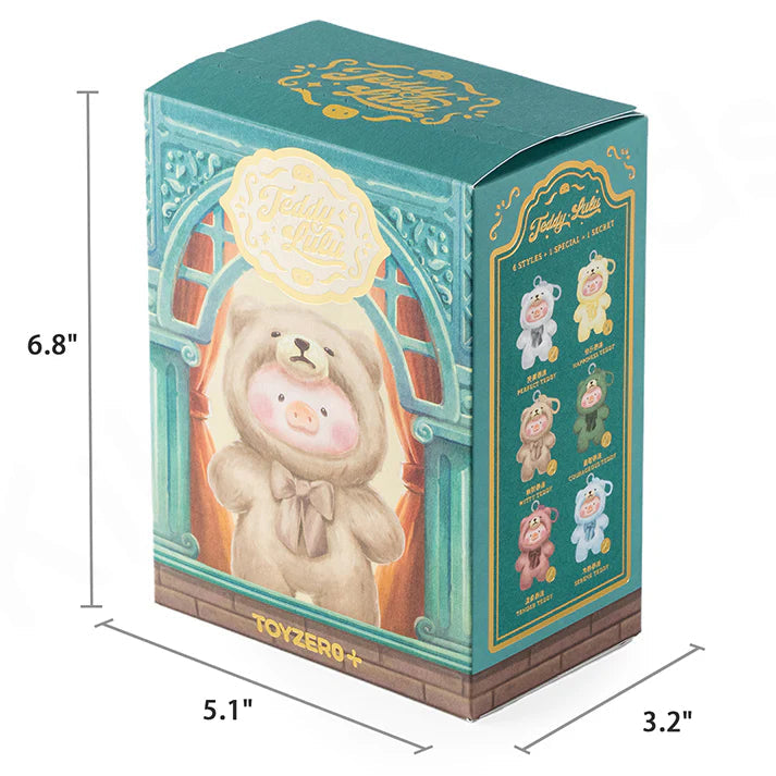 Lulu The Piggy Vintage Teddy Vinyl Face Plush Pendant Blind Box 3215