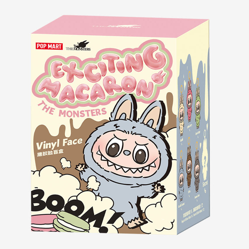 THE MONSTERS Exciting Macaron Labubu Vinyl Face Blind Box 4741