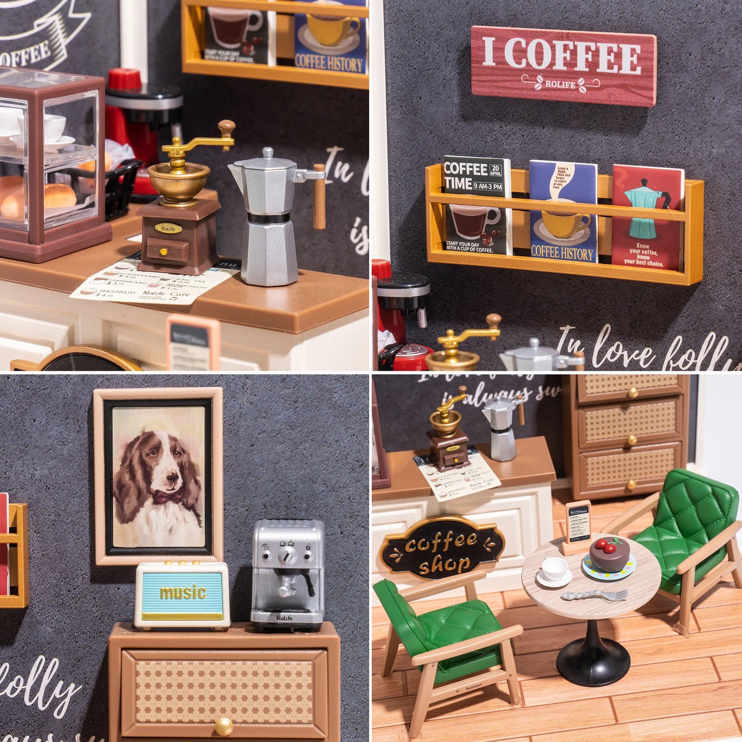Breezy Time Cafe - DIY Miniature House 8889