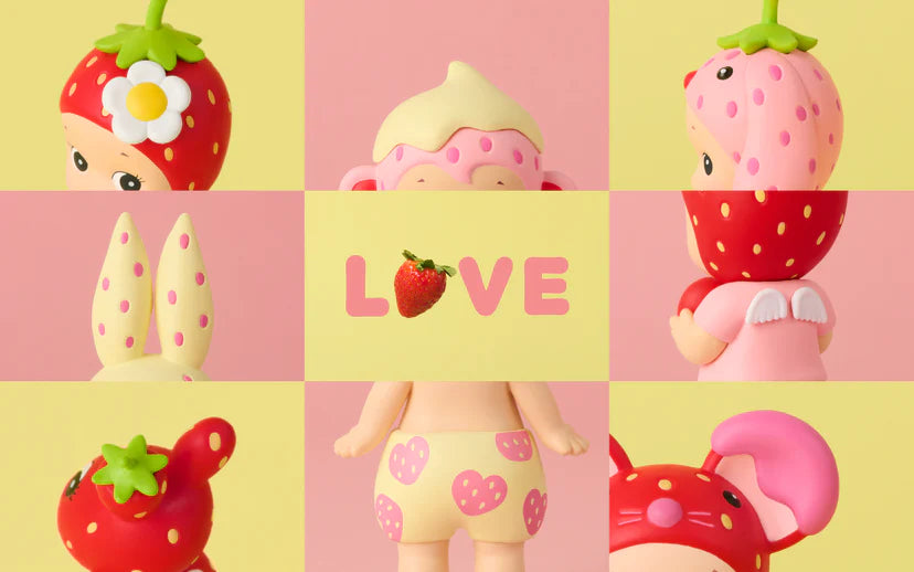 NEW Sonny Angel Strawberry Love Series 5199