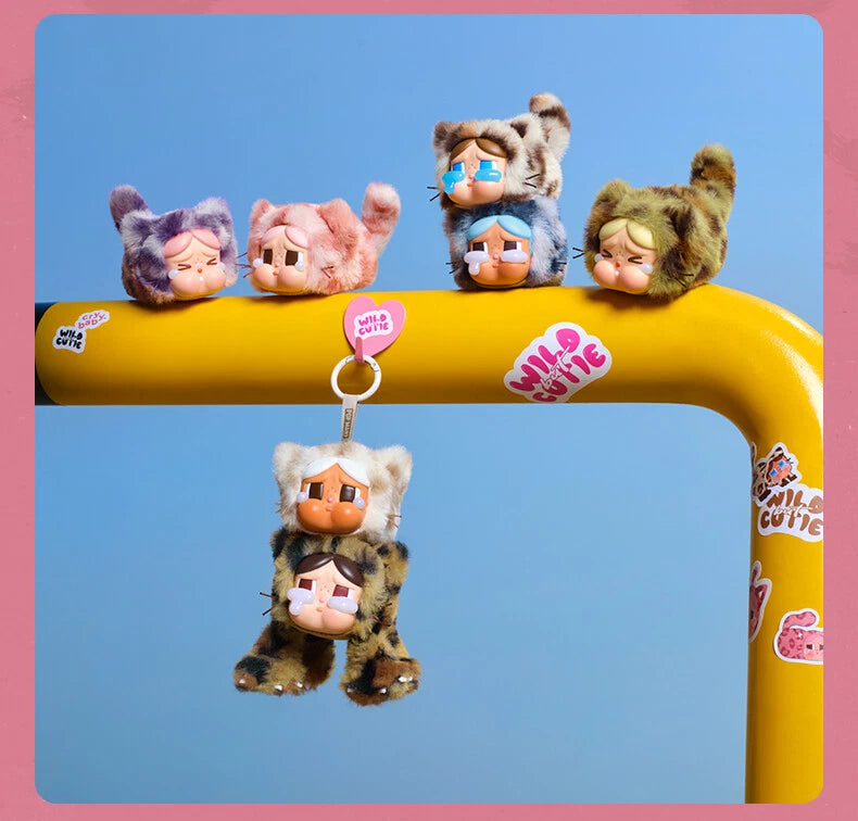POPMART CRYBABY Wild but Cutie Series - Vinyl Plush Pendant Blind Box 6450