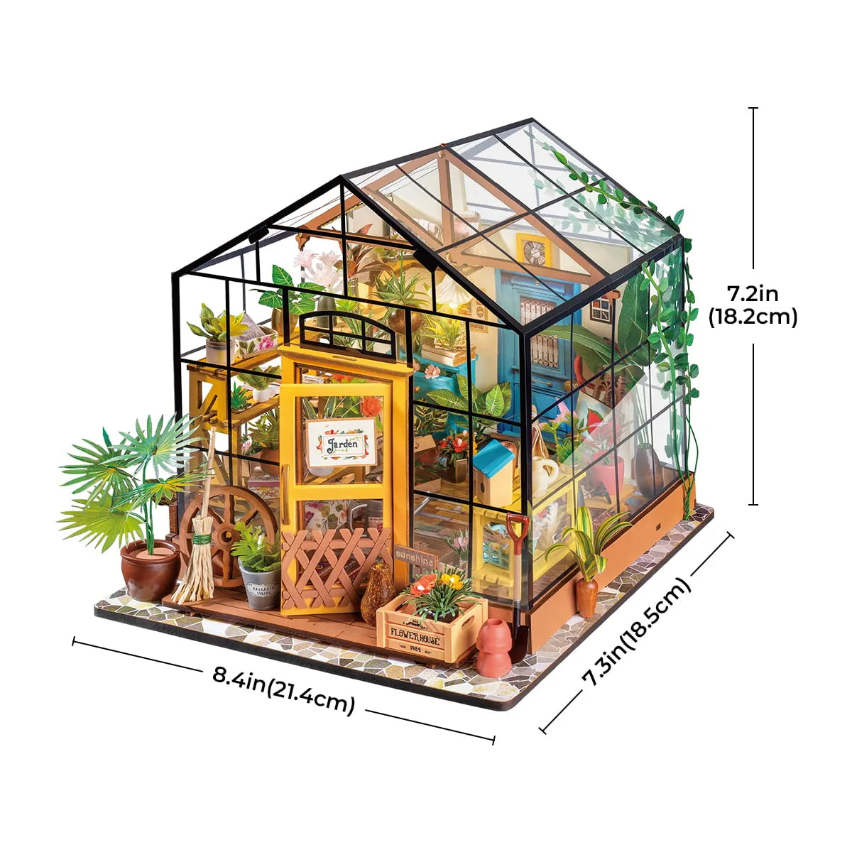 Cathy's Flower House - DIY Miniature House 8736