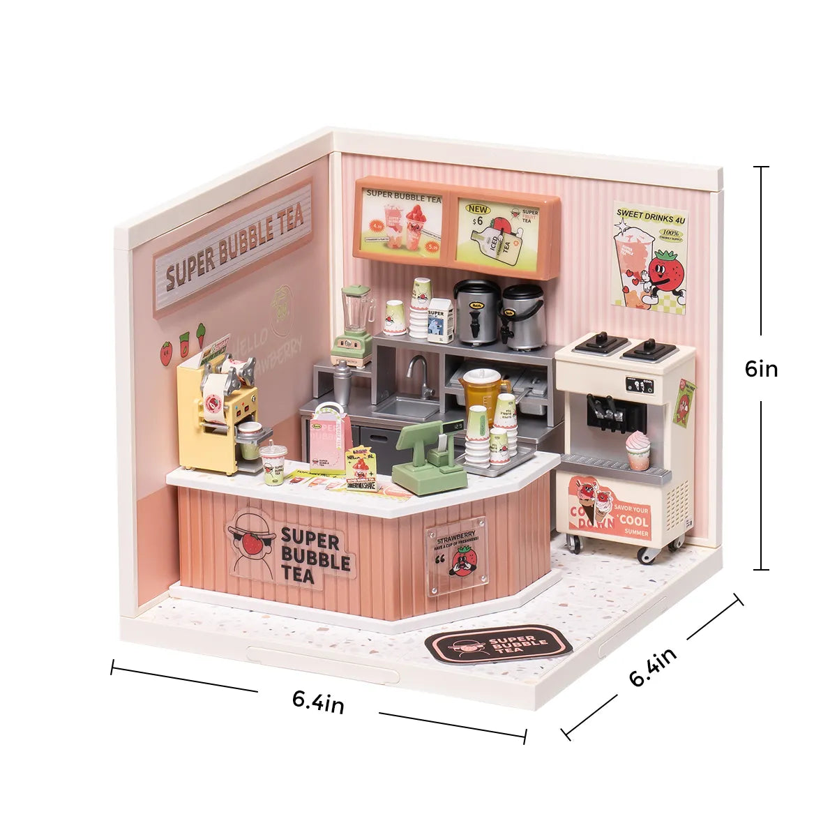 Double Joy Bubble Tea - DIY Miniature House 8728