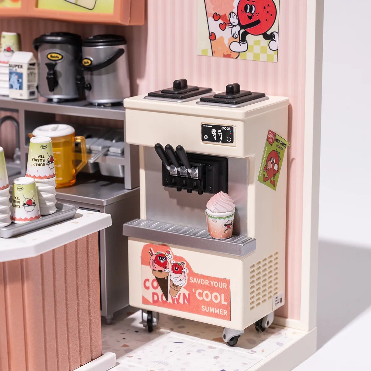 Double Joy Bubble Tea - DIY Miniature House 8728