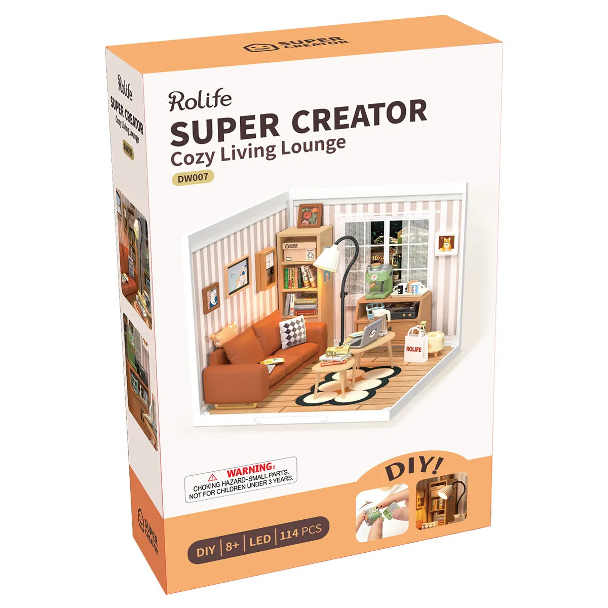 Cozy Living Lounge - DIY Miniature House 9077
