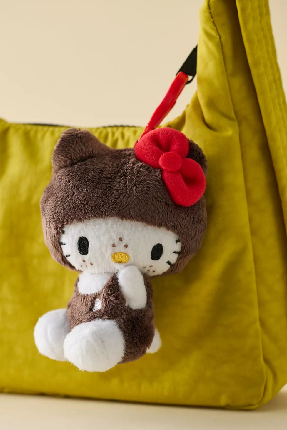 Sanrio Hello Kitty X Monchhichi Plushie Keychain 5141