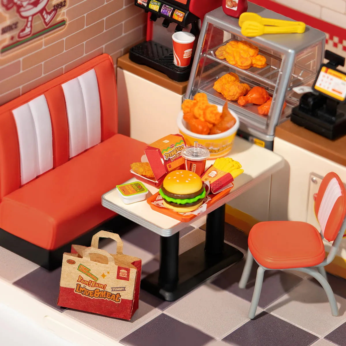 Yum Yum Burgers - DIY Miniature House 9480