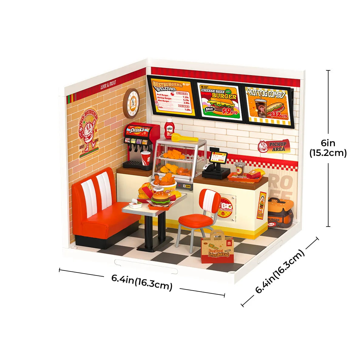 Yum Yum Burgers - DIY Miniature House 9480