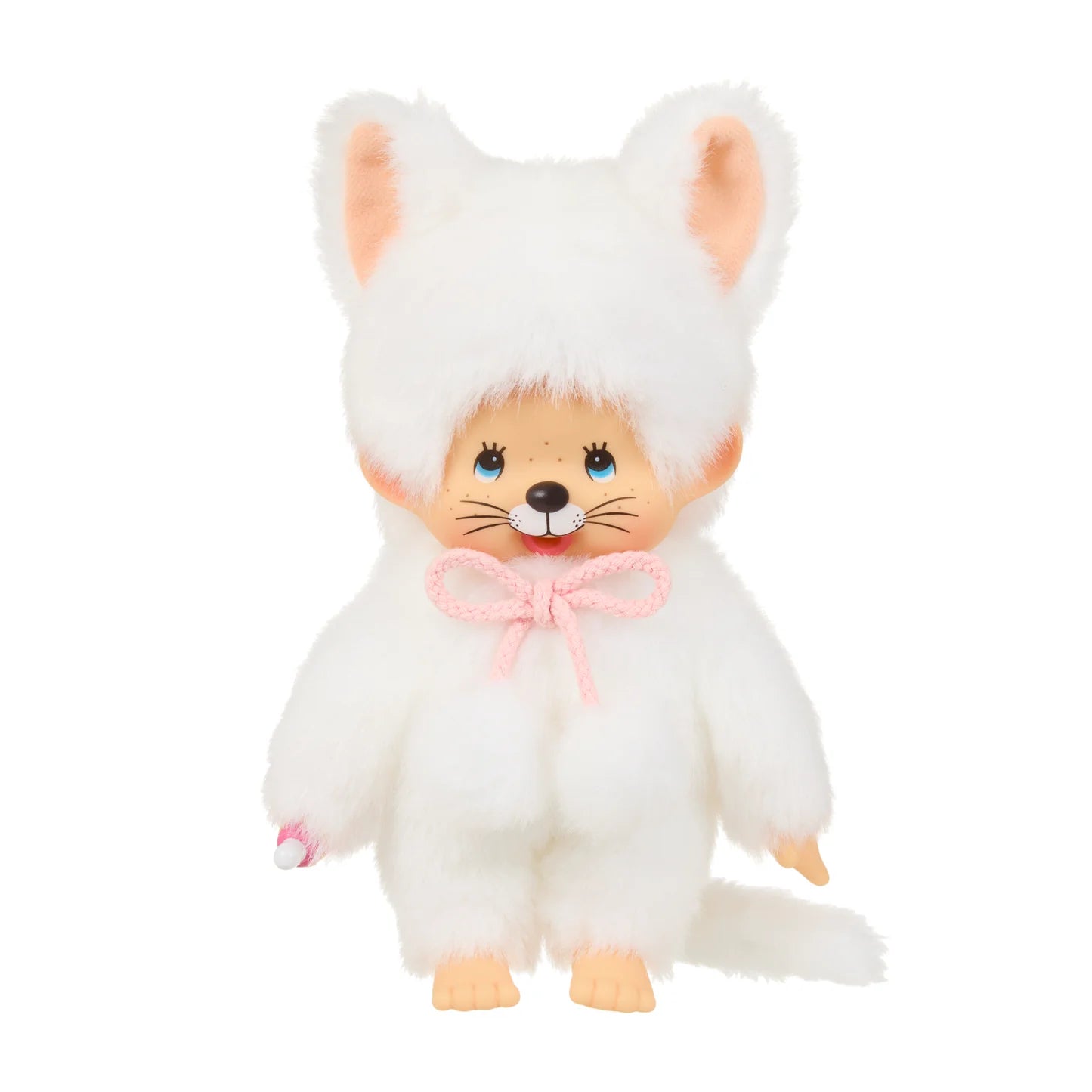 Monchhichi White Cat Plush 4267