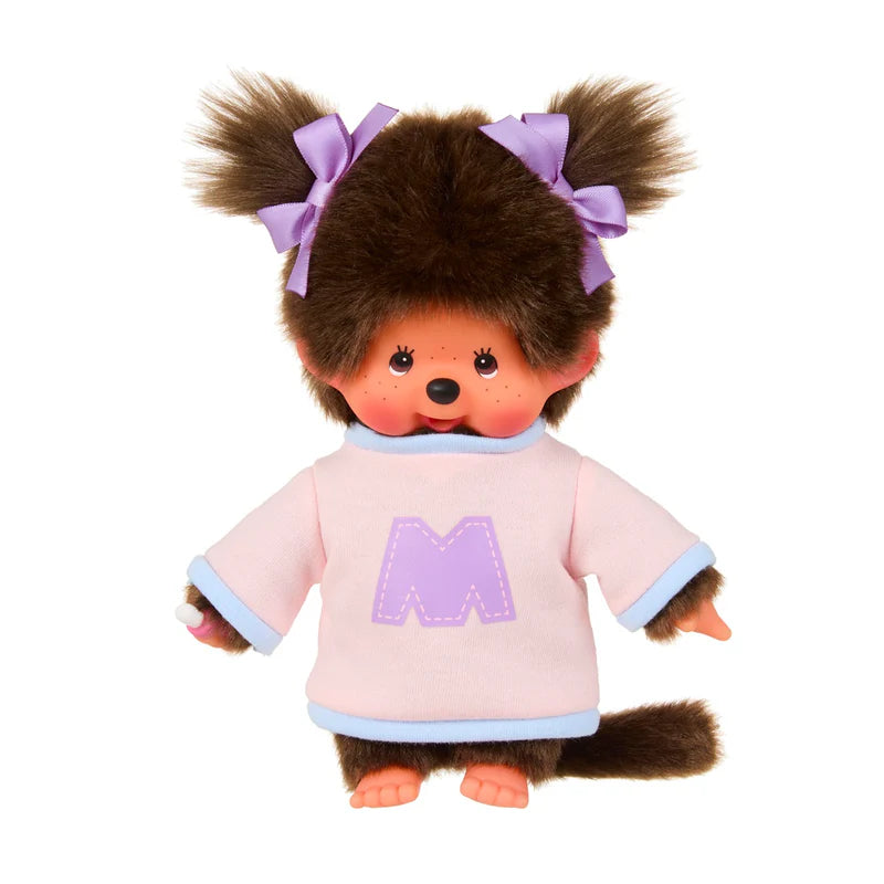 Monchhichi Bi-color Sweater Girl Plush 3956