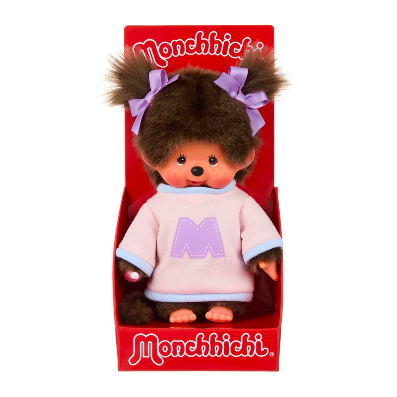 Monchhichi Bi-color Sweater Girl Plush 3956