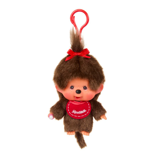 Monchhichi Classic Big Head Girl Keychain 4021