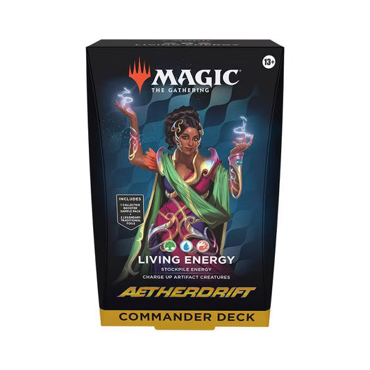 Magic The Gathering Aetherdrift Commander Deck - Living Energy 9145