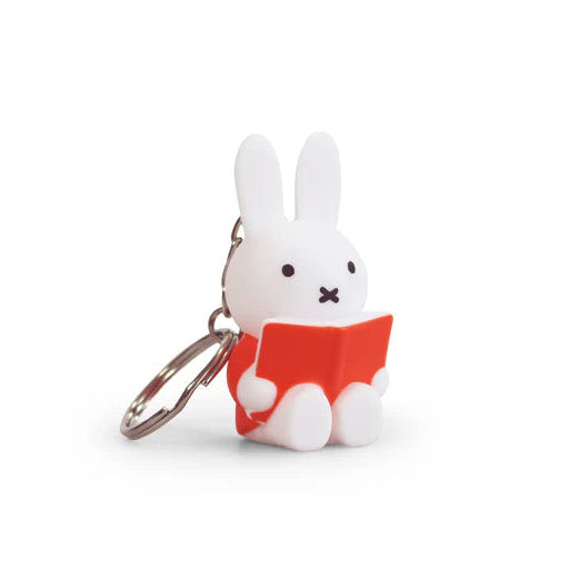 Miffy Atelier Pierre Reading Keychain - Red 0203