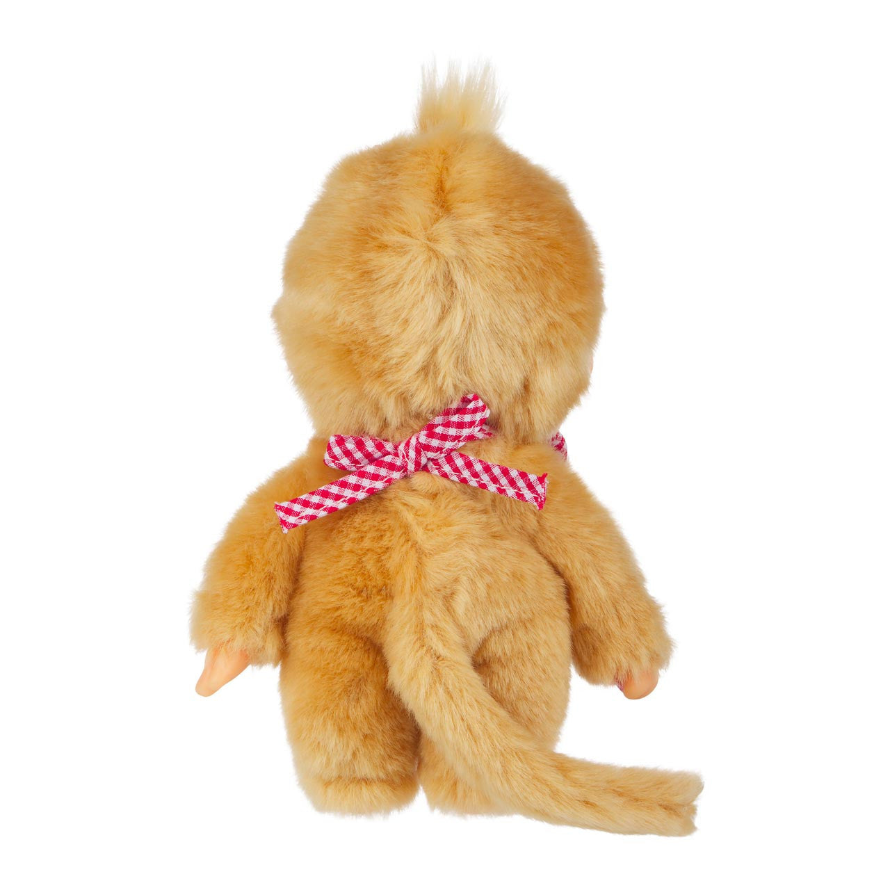 Monchhichi Beige Girl With Bib - Red/White 5146