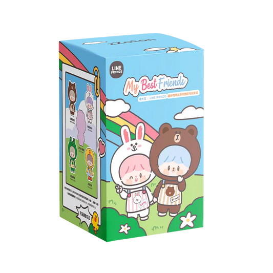zZoton｜LINE FRIENDS - My Best Friends Series Vinyl Plush Dolls, Blind Box 8892