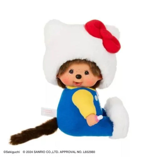 Hello Kitty x Monchhichi Big Head Plush 5035