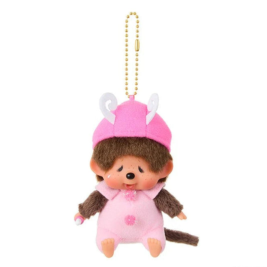Monchhichi Butterfly Big Face Plush Keychain 6014