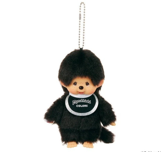 Monchhichi Colors Black Plush Keychain 3468