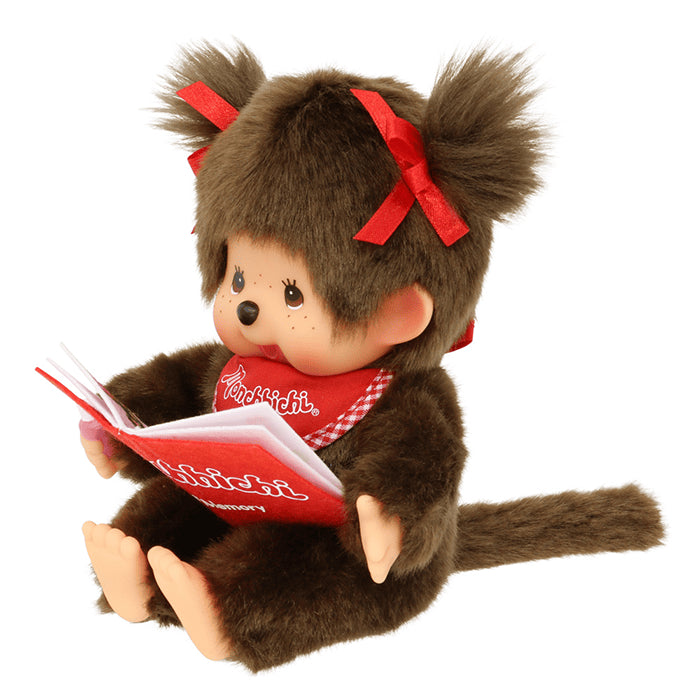 Monchhichi Book Reading Girl Plush 1561