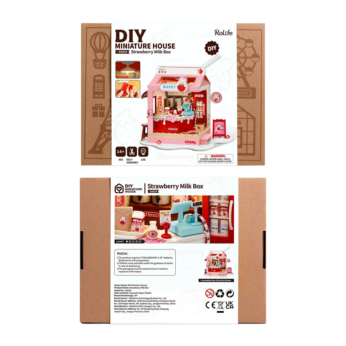 Food Box Shop - DIY Miniature House