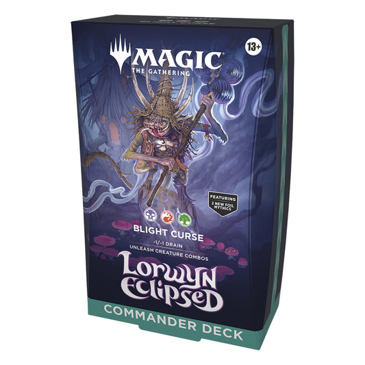 Magic The Gathering Lorwyn Eclipsed Commander Deck - Blight Curse 6278