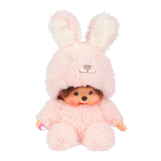 Monchhichi Sitting Fluffy Bunny Plush Doll Toy 5758