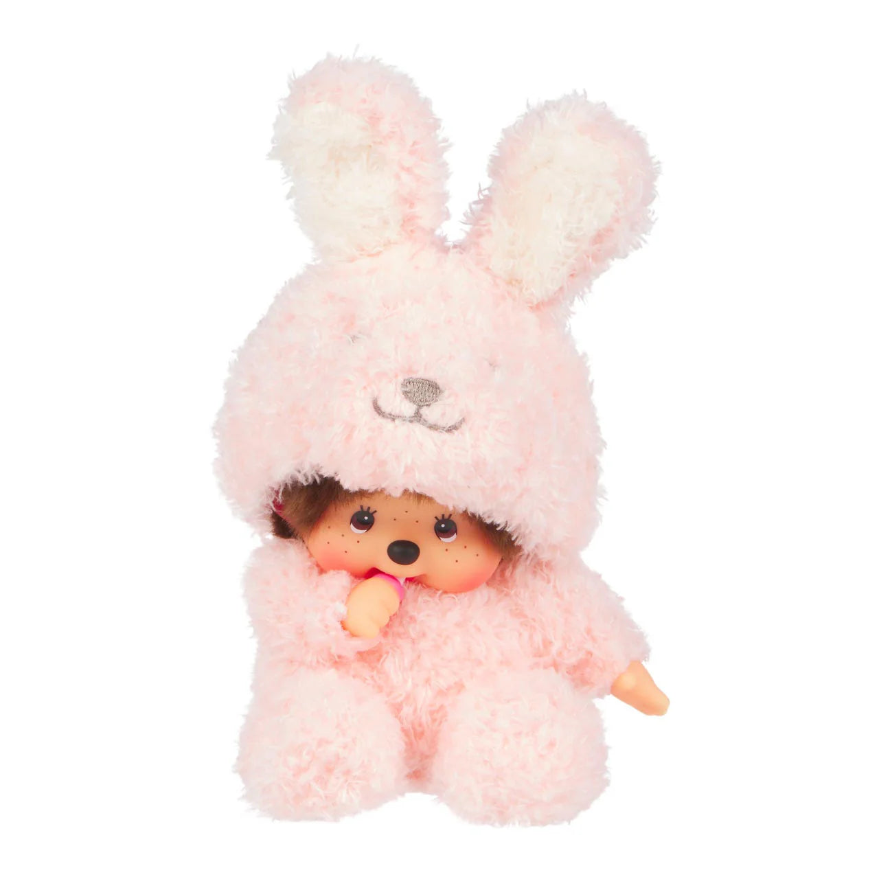 Monchhichi Sitting Fluffy Bunny Plush Doll Toy 5758