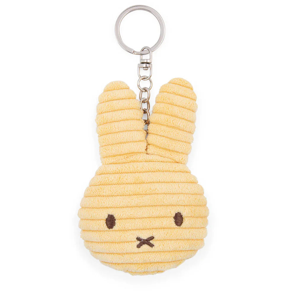 Miffy Head Corduroy Flat Plush Pendant