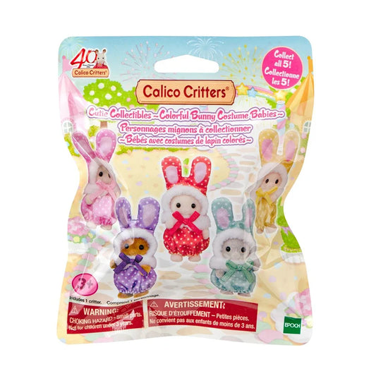 Calico Critters Cutie Collectibles Colorful Bunny Costume Babies Blind Bag 3684