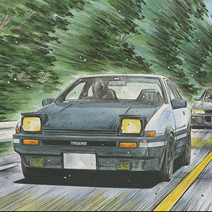 Initial D Trueno AE86 Carbon Bonnet Takumi Fujiwara Build Kit 3947