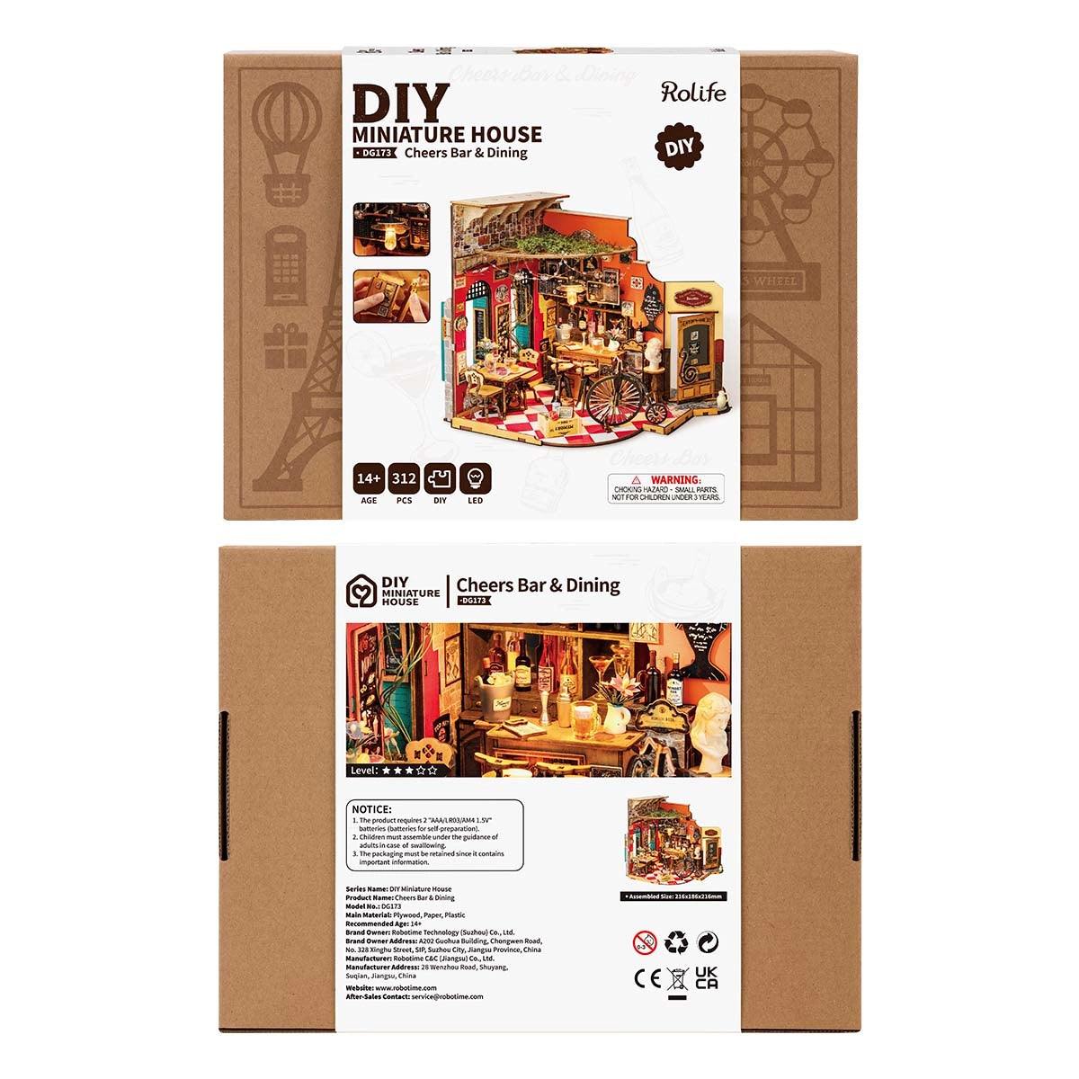 Cheers Bar & Dining - DIY Miniature House 4217