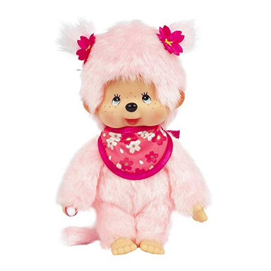 Monchhichi Sakura (Cherry Blossom) Girl Plush Toy - Pink 2894